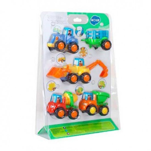 اسباب بازی ست 4 تایی ماشین راهسازی هولی تویز Hola Toys مدل 326 -اسباب بازی